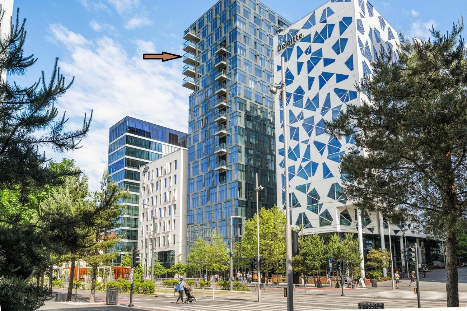 Modern 2Bed Room Sea View Apartment @ Oslo Barcode Екстер'єр фото